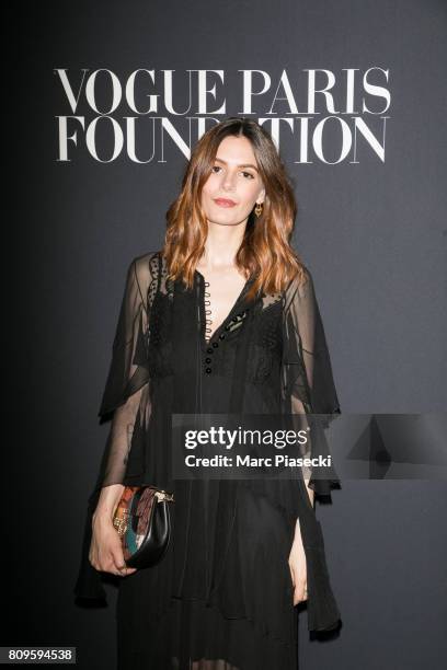 Luna Picoli-Truffaut attends Vogue Foundation Dinner during Paris Fashion Week as part of Haute Couture Fall/Winter 2017-2018 at Musee Galliera on...