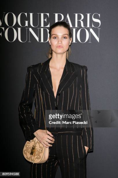 Luna Bijl attends Vogue Foundation Dinner during Paris Fashion Week as part of Haute Couture Fall/Winter 2017-2018 at Musee Galliera on July 4, 2017...