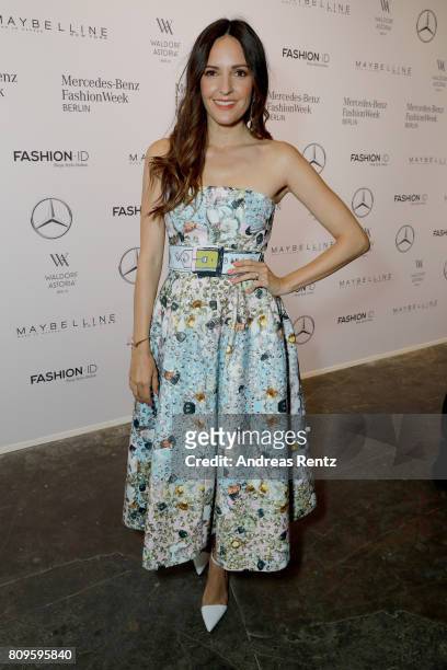 Johanna Klum attends the 'Designer for Tomorrow' show during the Mercedes-Benz Fashion Week Berlin Spring/Summer 2018 at Kaufhaus Jandorf on July 6,...