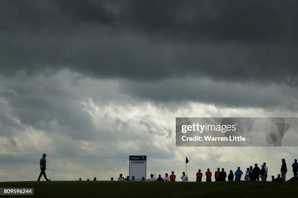 General View of the 17th green during day one of the Dubai Duty Free Irish Open at Portstewart Golf Club on July 6, 2017 in Londonderry, Northern...