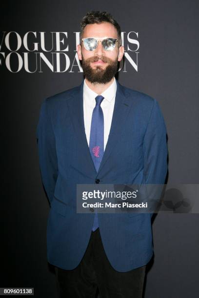 Sandro Kopp attends Vogue Foundation Dinner during Paris Fashion Week as part of Haute Couture Fall/Winter 2017-2018 at Musee Galliera on July 4,...