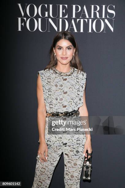 Camila Coelho attends Vogue Foundation Dinner during Paris Fashion Week as part of Haute Couture Fall/Winter 2017-2018 at Musee Galliera on July 4,...