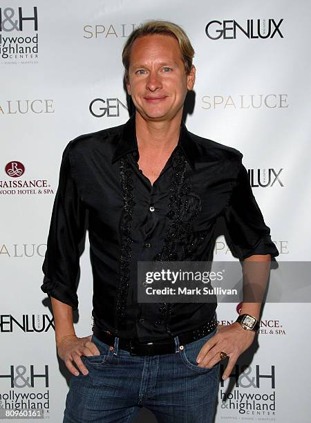 Television personality Carson Kressley attends the unveiling of Spa Luce at Hollywood & Highland on May 1, 2008 in Hollywood, California.
