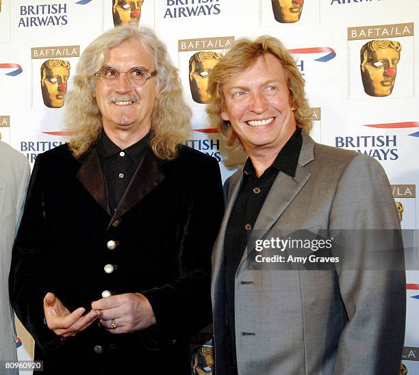 Billy Connolly and Nigel Lythgoe attends the BAFTA/LA British Comedy Awards Presented by British Airways on May 1, 2008 in Beverly Hills, California.