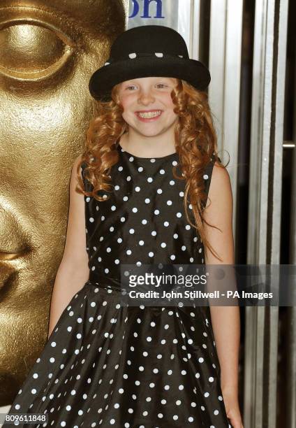 Harley Bird arrives for the British Academy Children's Awards 2011 at the Hilton Hotel in Park Lane, central London.