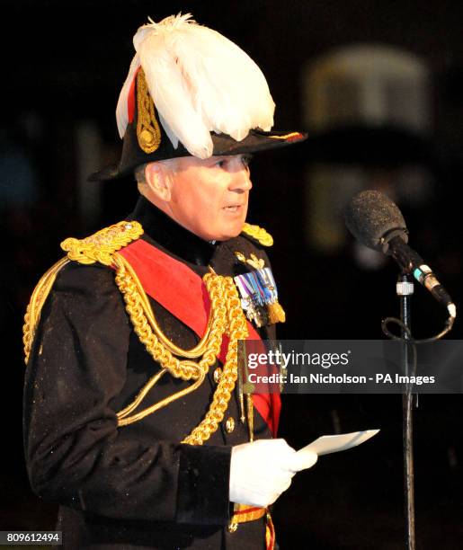 General Sir Richard Dannatt is installed as new Constable of the Tower, in a ceremony at the Tower of London.