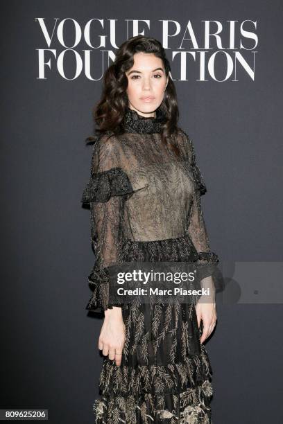 Gala Gordon attends Vogue Foundation Dinner during Paris Fashion Week as part of Haute Couture Fall/Winter 2017-2018 at Musee Galliera on July 4,...