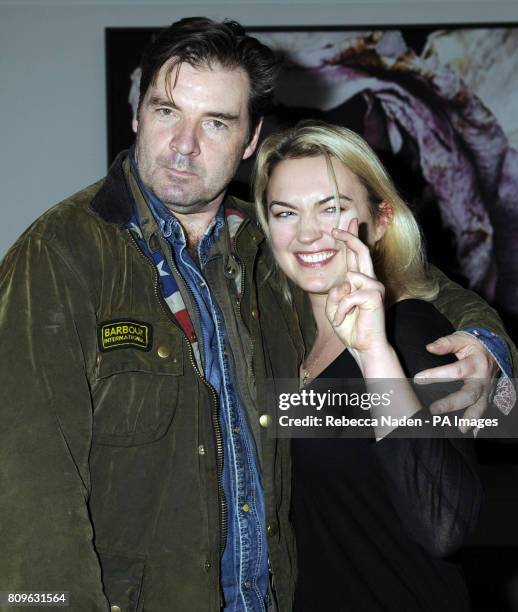 Brendan Coyle and Sophia Myles arrive at The Old Vic 24 Hour Plays celebrity gala aftershow party Plays at the Corinthia Hotel in central London....