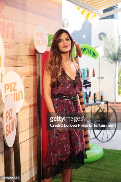 Sara Carbonero attends 'Piz Buin' photocall on July 5, 2017 in Madrid, Spain.