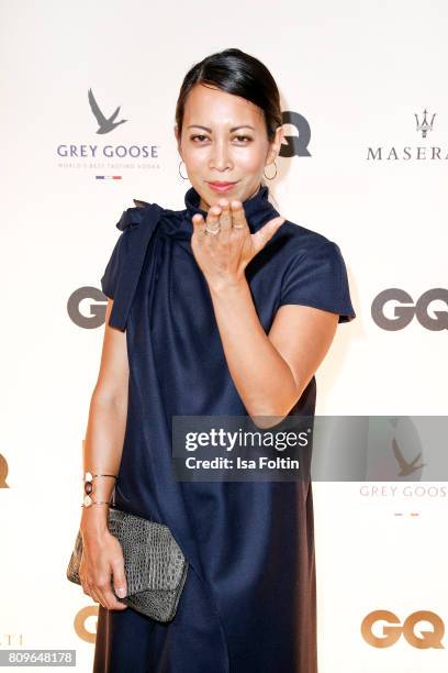 Minh-Khai Phan-Thi attends the GQ Mension Style Party 2017 at Austernbank on July 5, 2017 in Berlin, Germany.