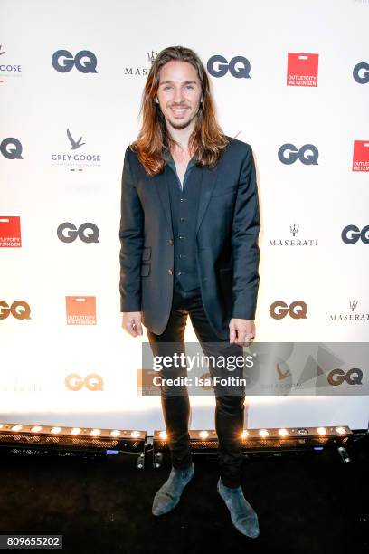 Gil Ofarim attends the GQ Mension Style Party 2017 at Austernbank on July 5, 2017 in Berlin, Germany.