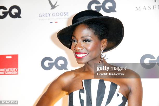 Nikeata Thompson attends the GQ Mension Style Party 2017 at Austernbank on July 5, 2017 in Berlin, Germany.