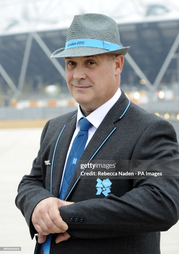 Technical Officials John Askew wearing technical officer's uniform during the photocall ...