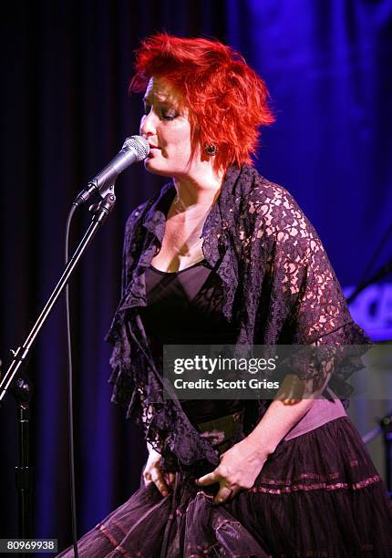 Singer Leigh Nash of Sixpence None the Richer performs at the Tribeca ASCAP Music Lounge held at the Canal Room during the 2008 Tribeca Film Festival...