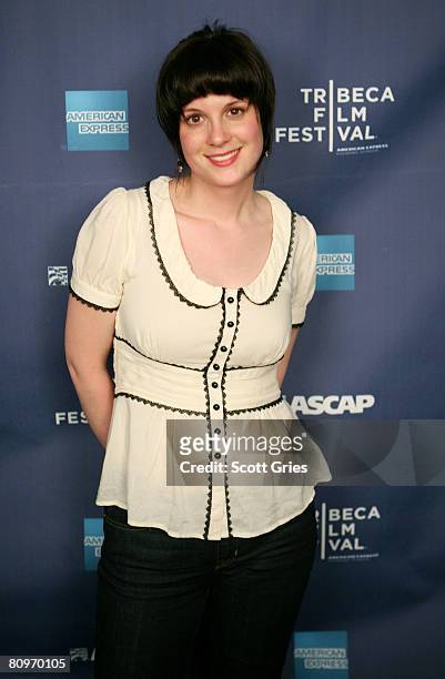 Musician Meaghan Smith poses at the Tribeca ASCAP Music Lounge held at the Canal Room during the 2008 Tribeca Film Festival on May 2, 2008 in New...