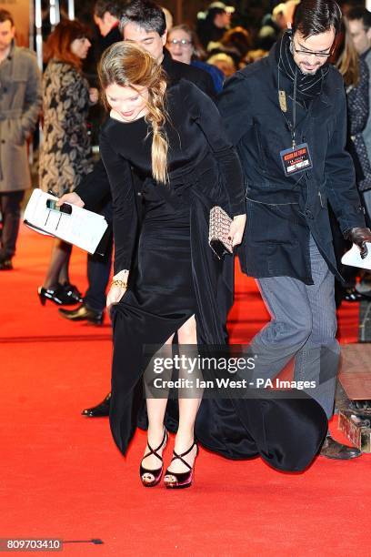 Lea Seydoux arriving for the UK premiere of Mission:Impossible Ghost Protocol, at the BFI IMAX, Waterloo, London.