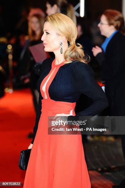 Gillian Anderson arriving for the UK premiere of Mission:Impossible Ghost Protocol, at the BFI IMAX, Waterloo, London.