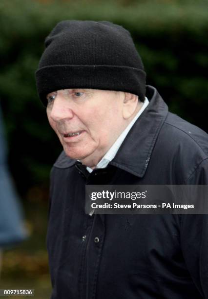 Retired teacher Hugh Henry leaves Aylesbury Magistrates court in Buckinghamshire after making his first appearance after being charged in connection...