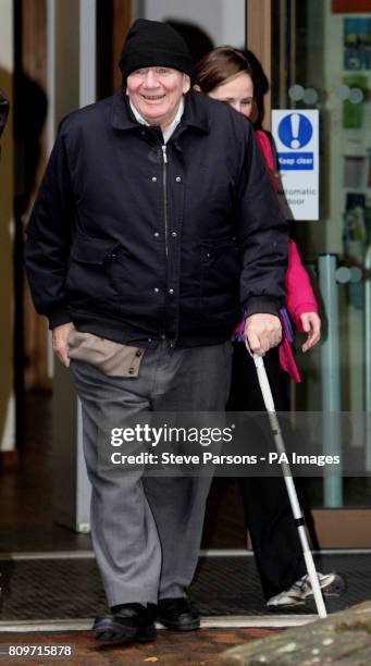 Retired teacher Hugh Henry leaves Aylesbury Magistrates court in Buckinghamshire after making his first appearance after being charged in connection...