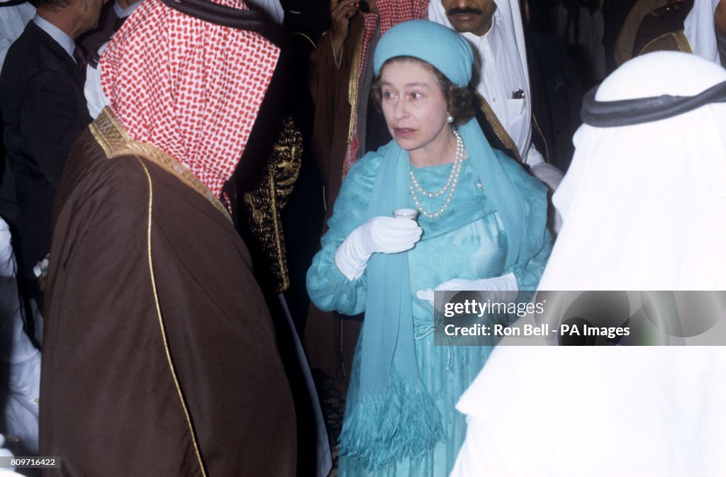 Royalty - Queen Elizabeth II Tour of the Middle East - Saudi Arabia