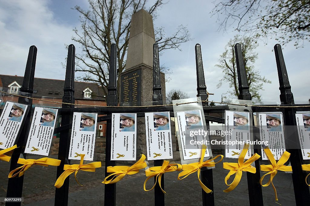 First Anniversary Of The Disappearance Of Madeleine McCann