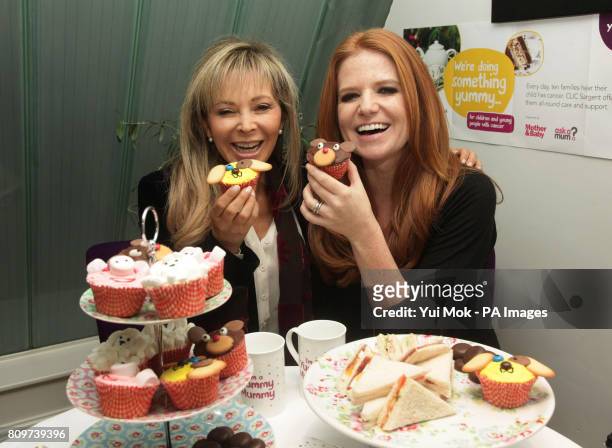 Patsy Palmer and children's food chef Annabel Karmel MBE co-host a tea party for mothers at the launch of Yummy Mummy week to raise money for CLIC...