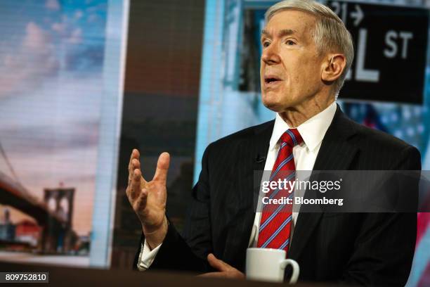 Robert Hormats, vice chairman of Kissinger Associates Inc., speaks during a Bloomberg Television interview in New York, U.S., on Thursday, July 6,...