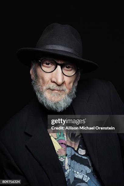 Comics writer Frank Miller is photographed for The Hollywood Reporter on February 23, 2016 in his office in New York City.