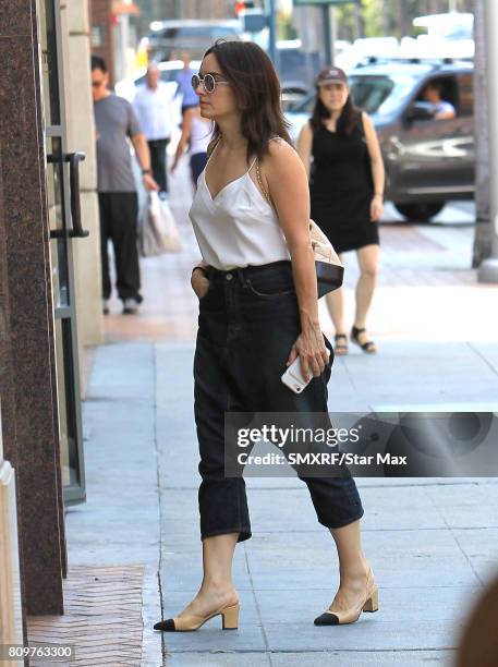 Ana de la Reguera is seen on July 5, 2017 in Los Angeles, California.