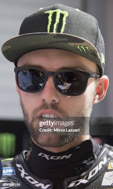 MotoGP 2017 n. 94 Jonas Folger of Germany and Monster Yamaha Tech 3 looks on at Sachsenring Circuit on July 5, 2017 in Hohenstein-Ernstthal, Germany.