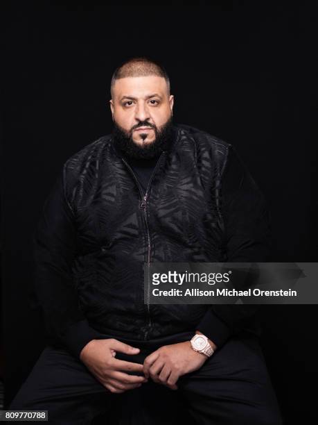 Khaled is photographed for Wall Street Journal on December 7, 2016 in New York City.