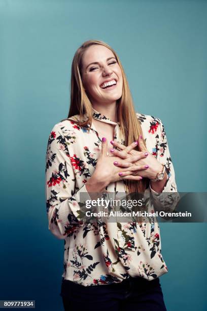 Olympic swimmer Missy Franklin is photographed for Wall Street Journal on December 6, 2016 in New York City. PUBLISHED IMAGE.
