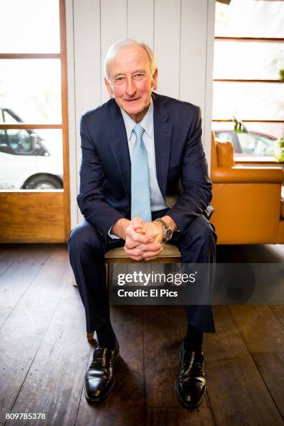 Australian cricket legend Bill Lawry poses for a portrait on July 4, 2017 in Sydney, Australia.