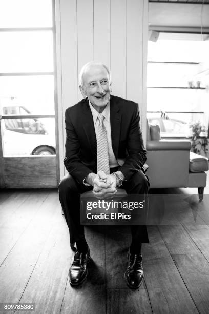 Australian cricket legend Bill Lawry poses for a portrait on July 4, 2017 in Sydney, Australia.