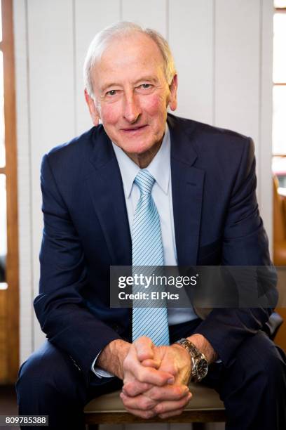 Australian cricket legend Bill Lawry poses for a portrait on July 4, 2017 in Sydney, Australia.