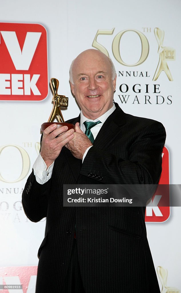 Press Room For The TV Week Logies 2008