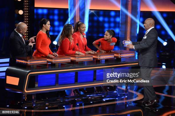Funny Gals vs Funny Guys and Louie Anderson vs Christina Milian" - The celebrity teams competing to win cash for their charities feature...