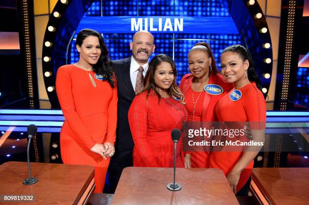 Funny Gals vs Funny Guys and Louie Anderson vs Christina Milian" - The celebrity teams competing to win cash for their charities feature...