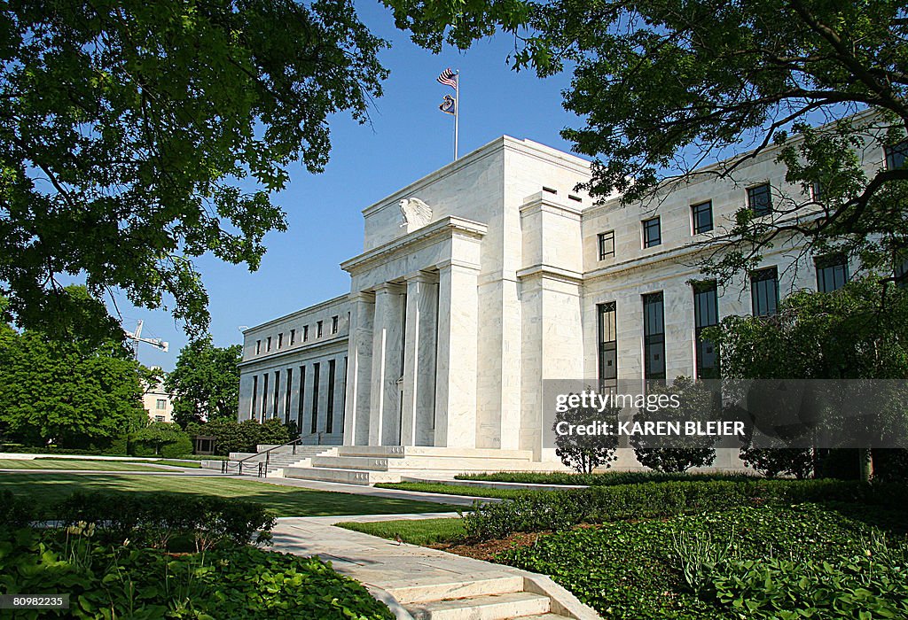 This photo shows the US Federal Reserve