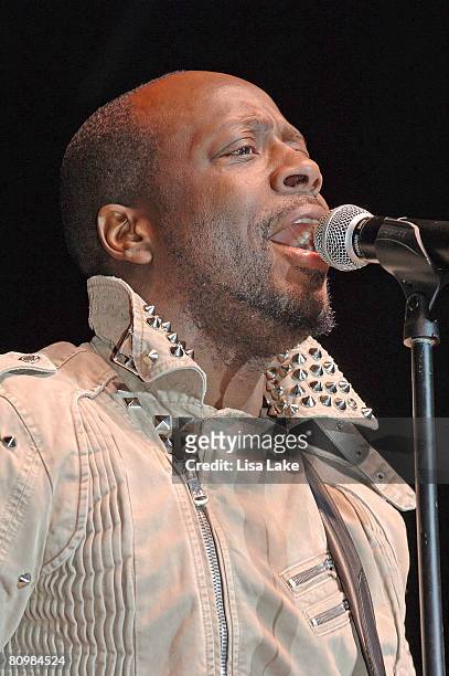 Wyclef Jean performs at the mtvU's Campus Invasion Music Tour 08' at Penn's Landing May 3, 2008 in Philadelphia, Pennsylvania.