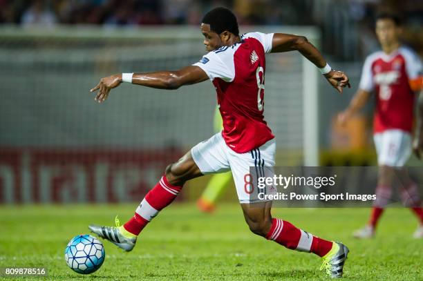 South China midfielder Mahama Awal in action during the AFC Cup 2016 Quarter Finals 1st leg between South China vs Johor Darul Ta'zim on 13 September...