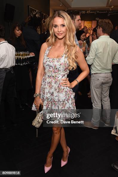 Sophie Hermann attends a private view of 'One Love', the first UK