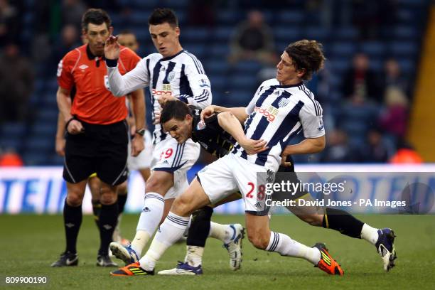 West Bromwich Albion's Billy Jones in action against Cardiff City's Craig Conway