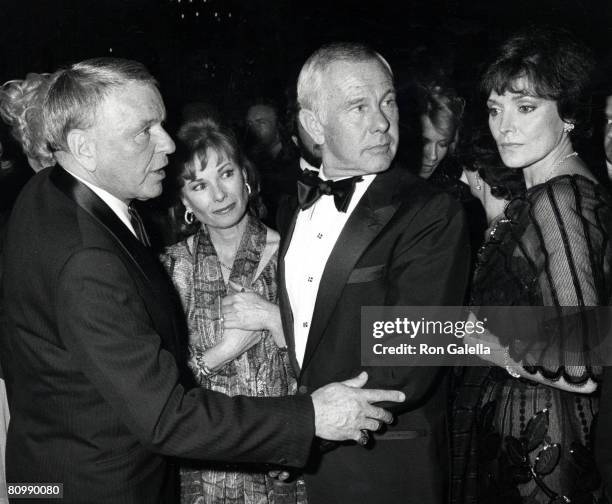 Frank Sinatra, Johnny Carson and Joanna Carson