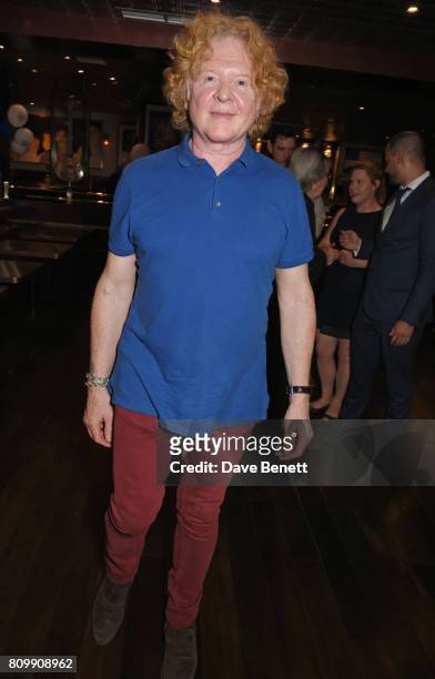 Mick Hucknall attends Sticky Fingers' 28th Birthday hosted by Bill Wyman on July 6, 2017 in London, England.