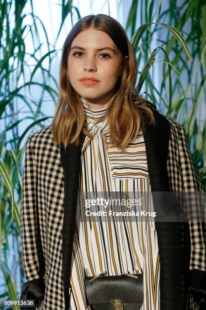 Swantje Soemmer attends the Dorothee Schumacher show during the Mercedes-Benz Fashion Week Berlin Spring/Summer 2018 at Kaufhaus Jandorf on July 6,...