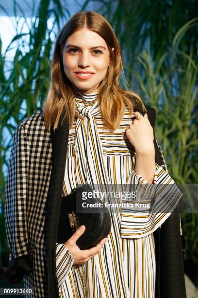 Swantje Soemmer attends the Dorothee Schumacher show during the Mercedes-Benz Fashion Week Berlin Spring/Summer 2018 at Kaufhaus Jandorf on July 6,...