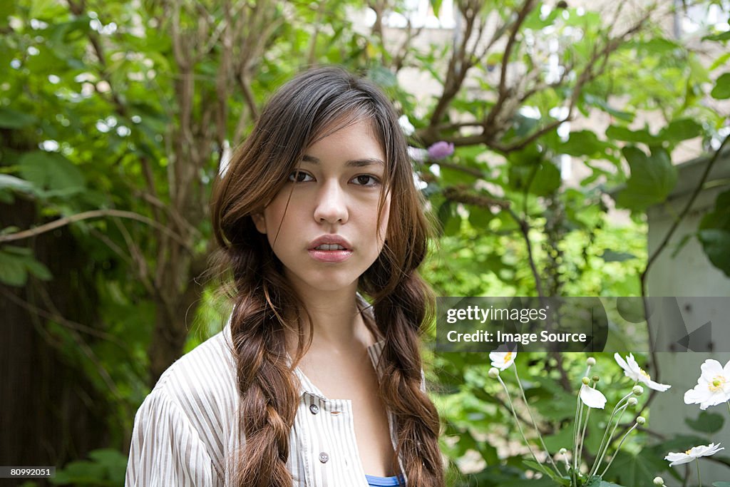 Portrait of a young woman