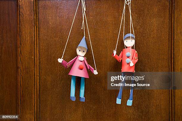 two puppets - puppet stock pictures, royalty-free photos & images