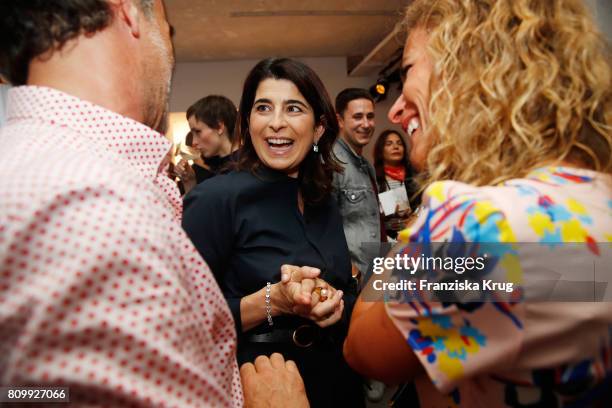 Dorothee Schumacher attends the Dorothee Schumacher show during the Mercedes-Benz Fashion Week Berlin Spring/Summer 2018 at Kaufhaus Jandorf on July...